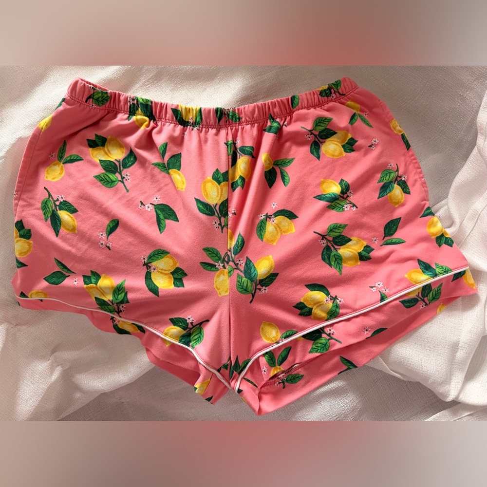 Joyspun Pink Lemon Patterned Shorts